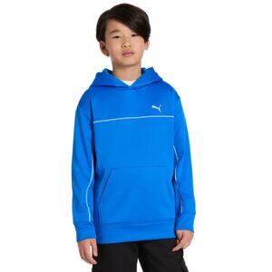 NWT PUMA Youth Tech Blue Fleece Hoodie Size XS
